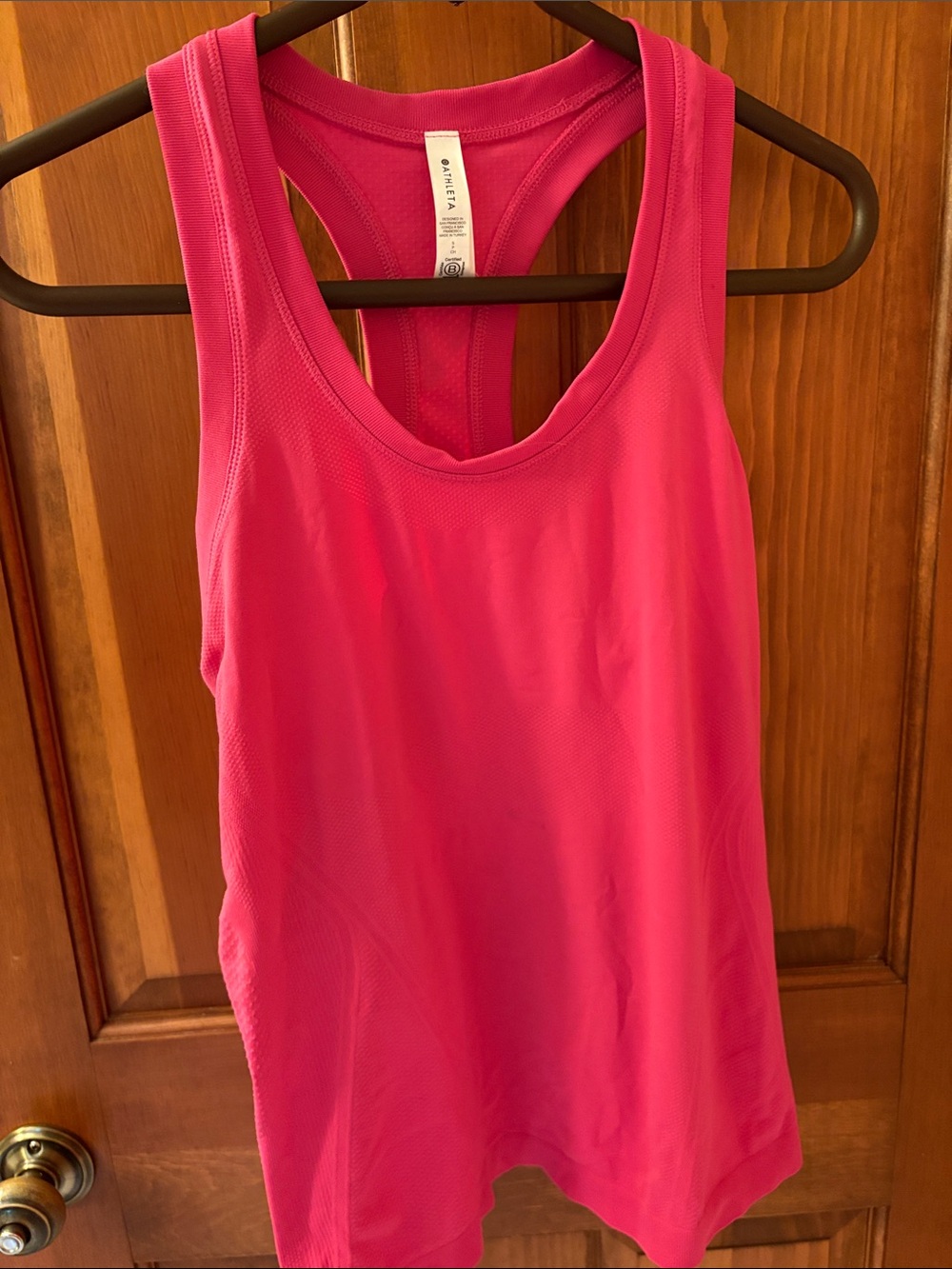 Athleta Hot Pink Racerback Performance Tank